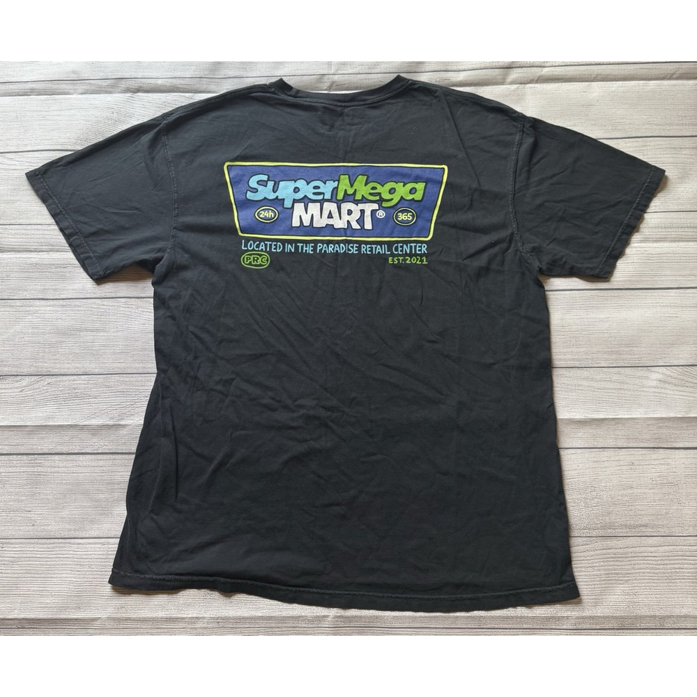 Super Mega Mart Paradise Retail YouTube First Drop Promo T Shirt Size XL Rare